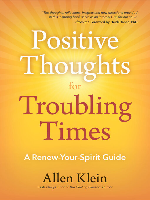 Title details for Positive Thoughts for Troubling Times by Allen Klein - Available